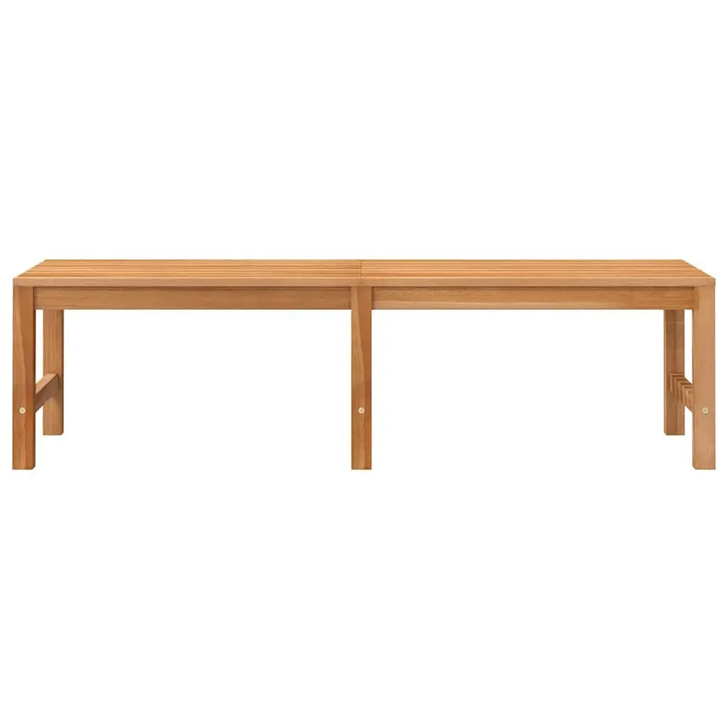 Outdoor Garden Bench Teak Wood 150cm