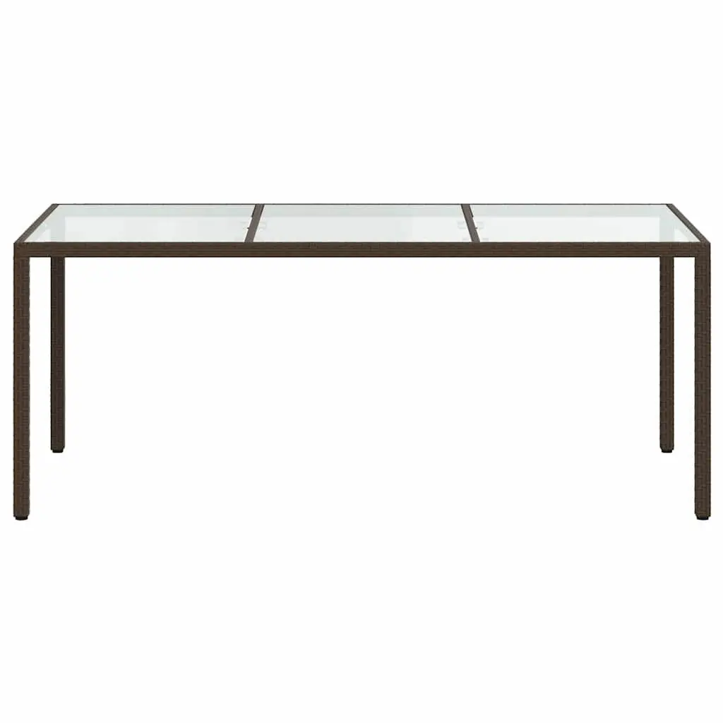 Brown Garden Table for Outdoor Enjoyment