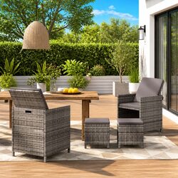Discover the Perfect 4-Piece Patio Chair and Stool Set