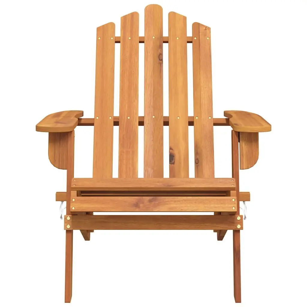 Brown Folding Adirondack Chair