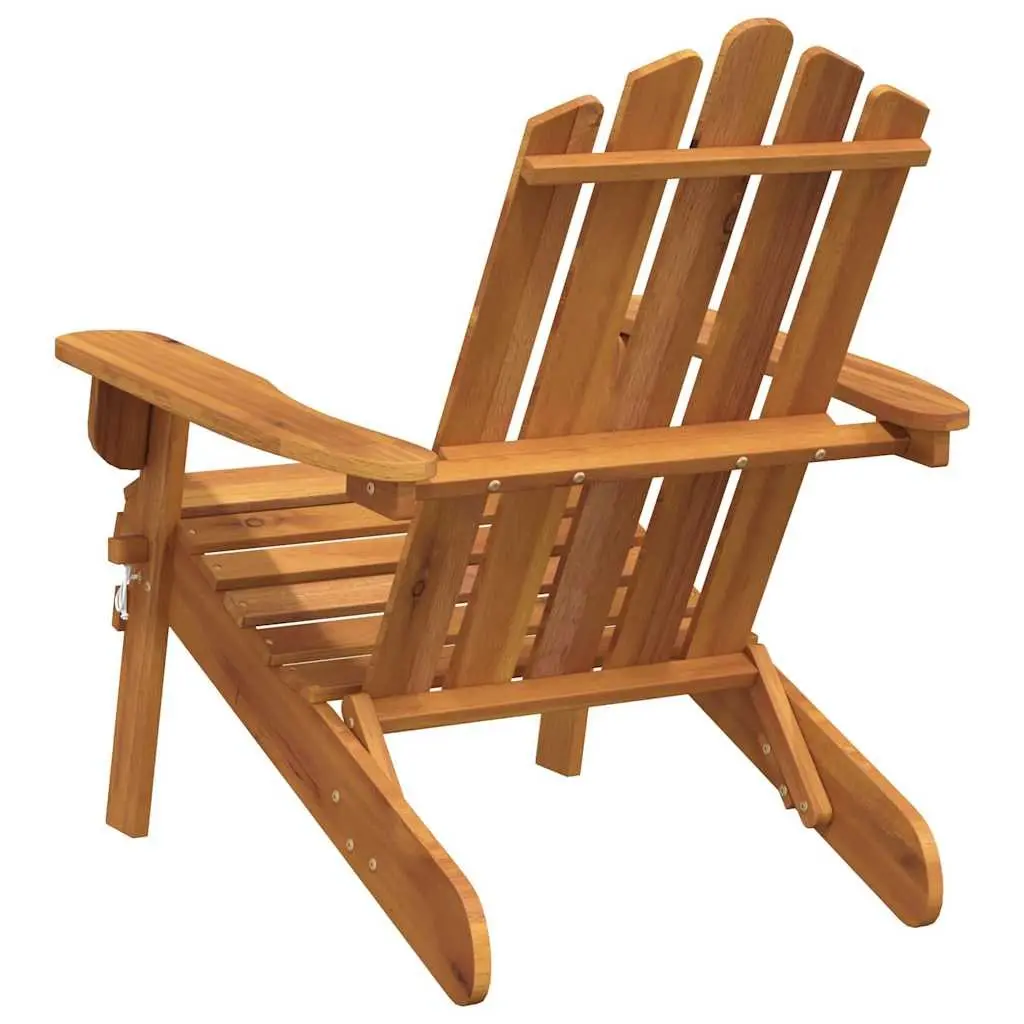 Brown Folding Adirondack Chair