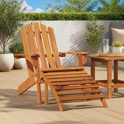 Your Ideal Outdoor Adirondack Chair with Footrest