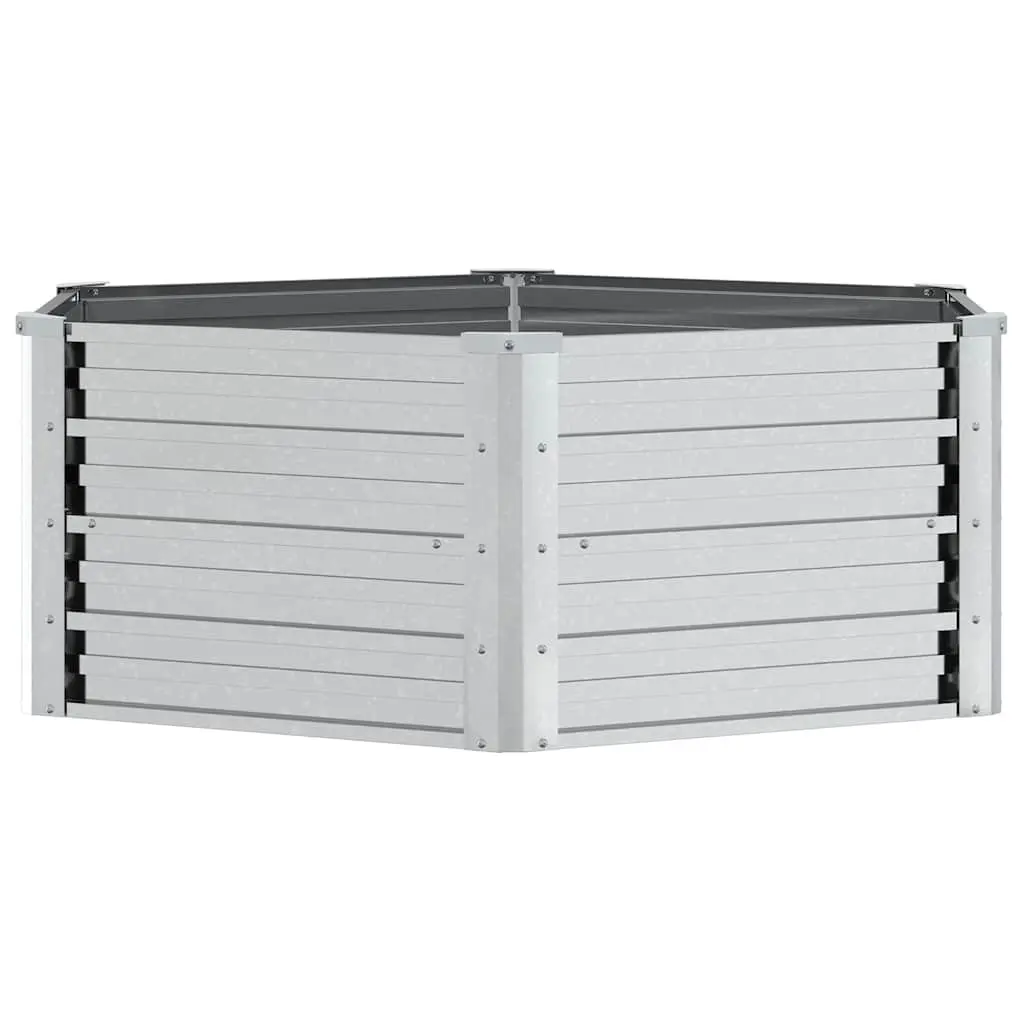 Raised Garden Bed 129x45 cm Metal Planter Box Outdoor Vegetables Flowers Herbs