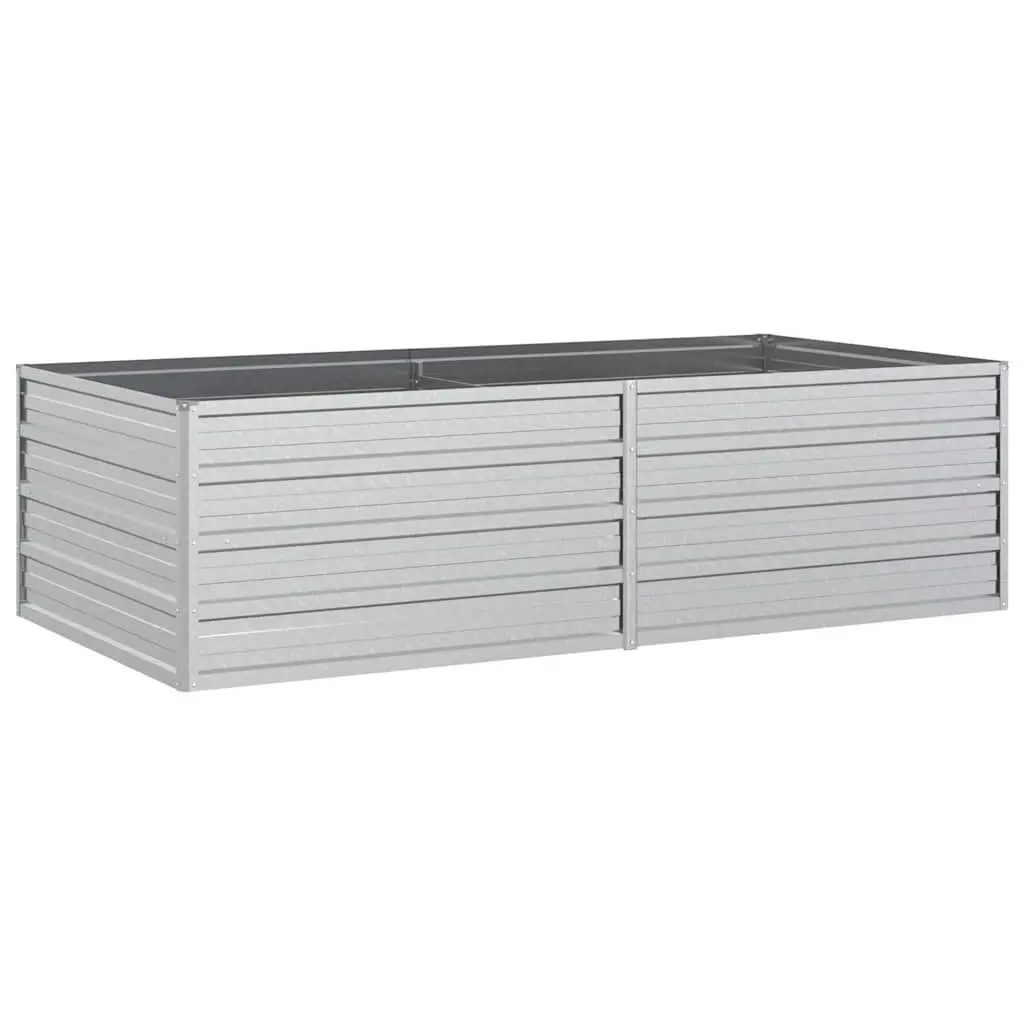 Garden Raised Bed Galvanized Steel Planter 160x80x45cm