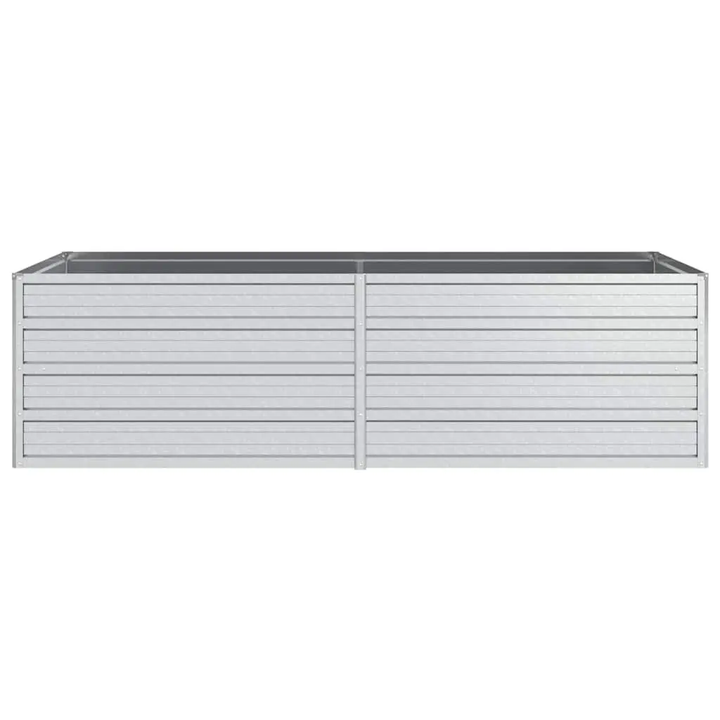 Garden Raised Bed Galvanized Steel Planter 160x80x45cm
