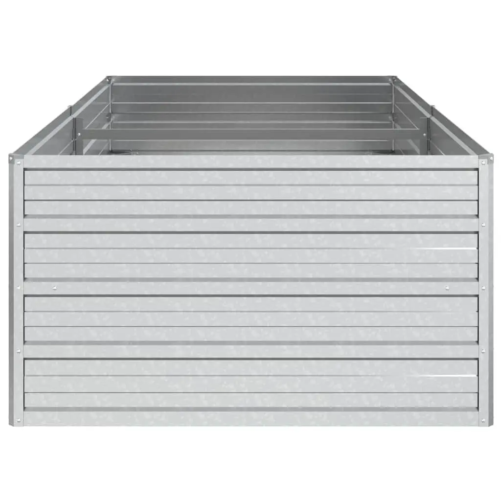 Garden Raised Bed Galvanized Steel Planter 160x80x45cm