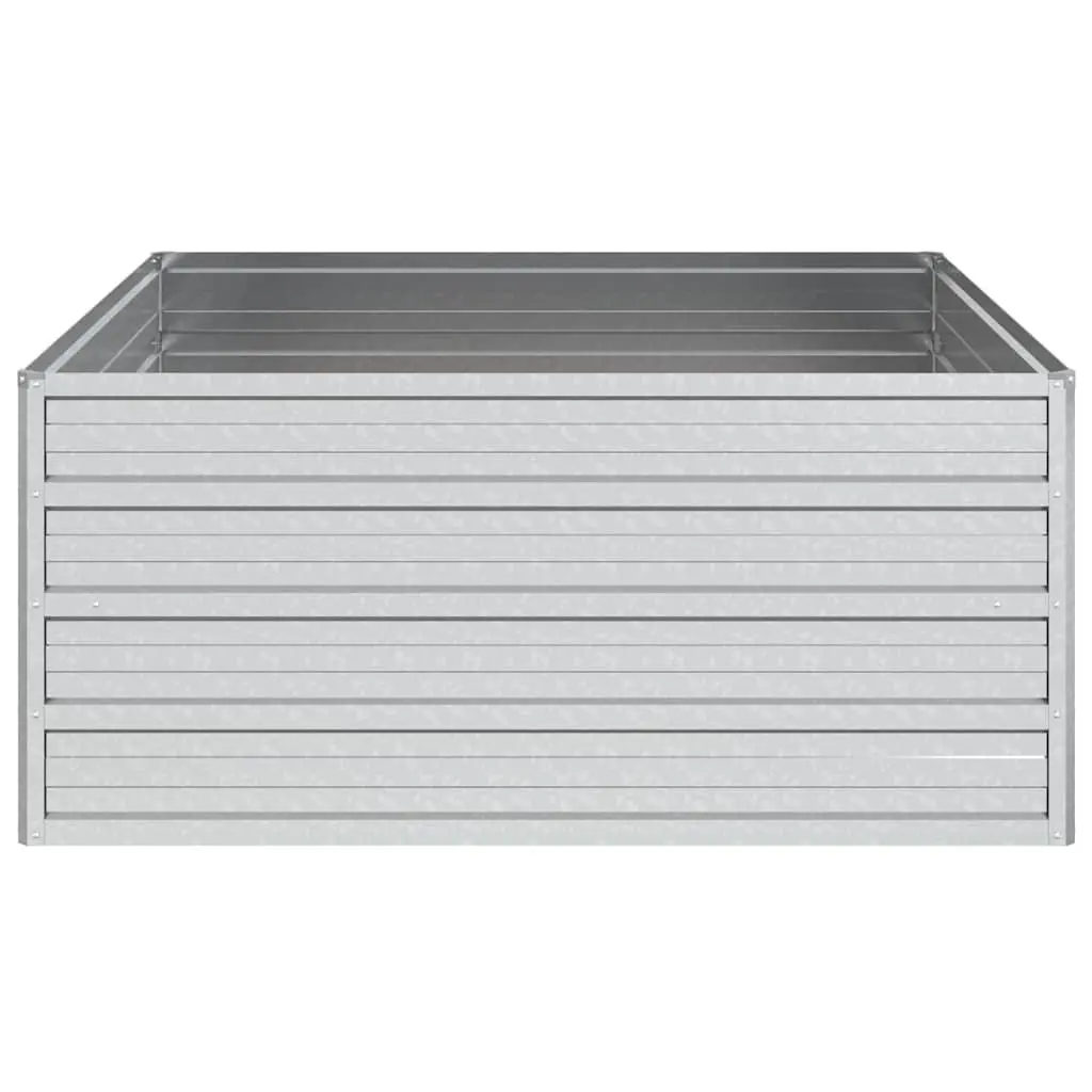Raised Garden Bed 100x100x45 cm, Ready for Plants