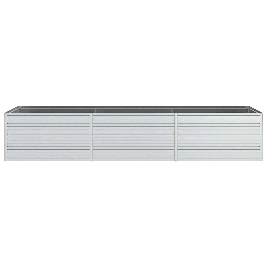 Galvanized Steel Raised Garden Bed Planter Box Open Bottom 240x80x45 cm