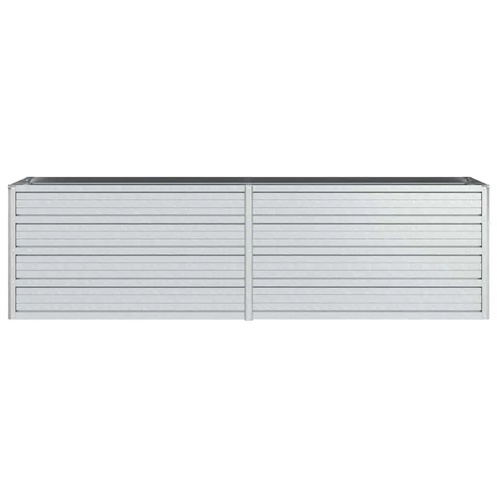 Raised Garden Bed Open Bottom Galvanised Steel 160x40x45 cm Outdoor Planter Box