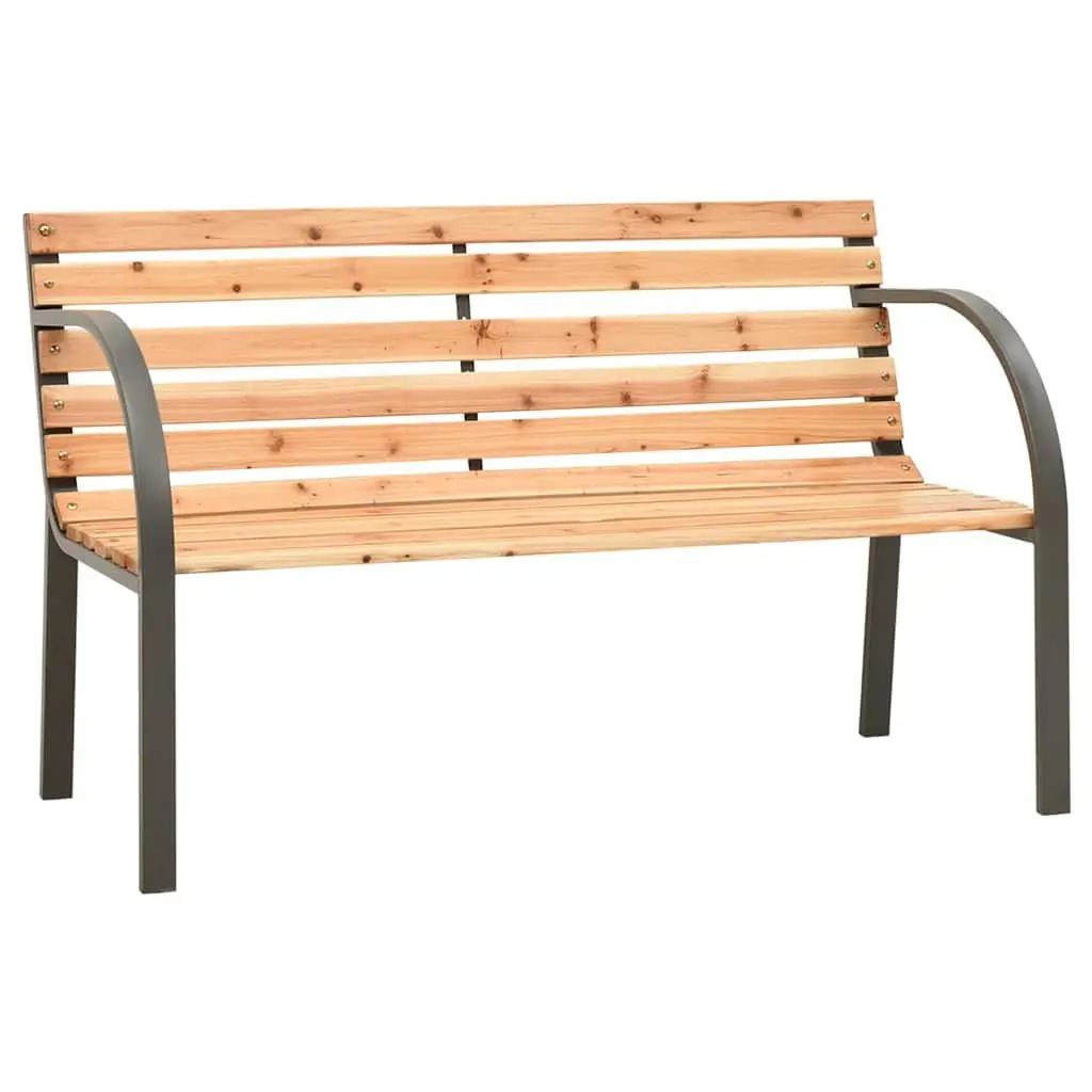 Children's Garden Bench Wooden Armrest Backrest 81cm