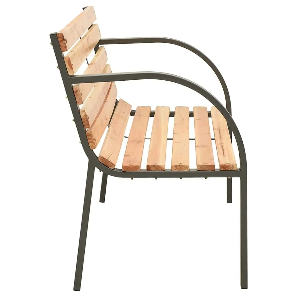 Children's Garden Bench Wooden Armrest Backrest 81cm