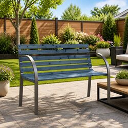 Your Kids Will Love This Garden Bench! 81cm Grey Style
