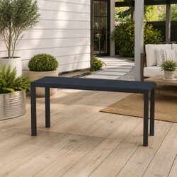 Your New Favorite Outdoor Garden Bench in Black Steel