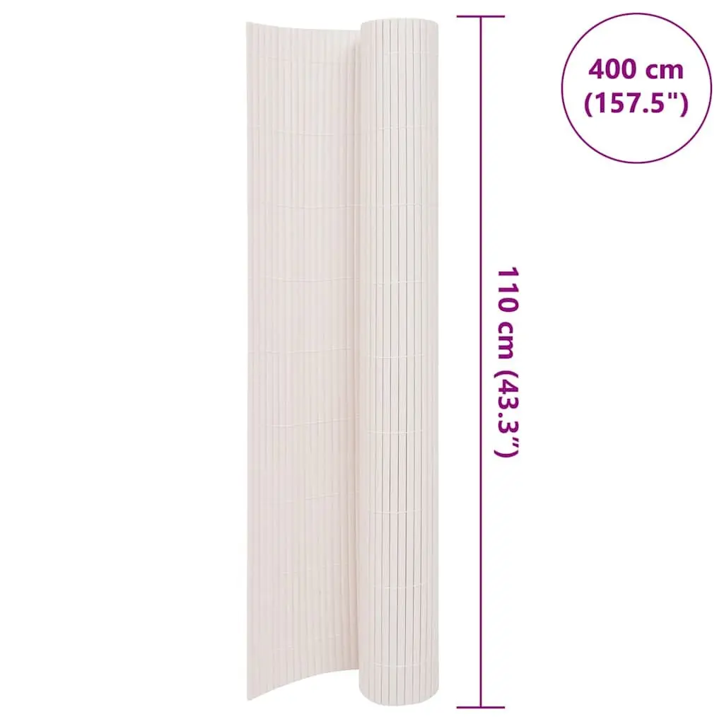 Garden Fence Panel Double-Sided Weather-Resistant 110x400cm