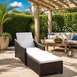 Your New Outdoor Lounger: Adjustable Backrest Included