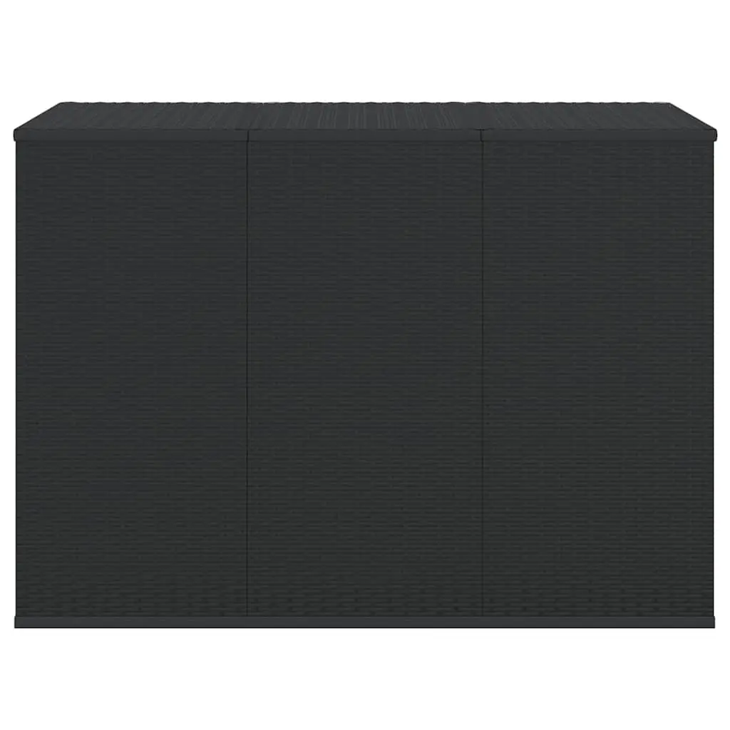 Garden Cushion Storage Box Weather Resistant PE Rattan 145 x 100 x 103 cm