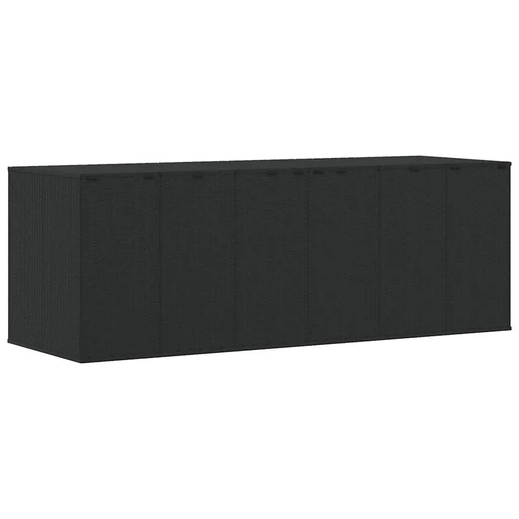 Cushion Storage Box PE Rattan Weather-Resistant Outdoor Indoor Furniture 291x1005x104cm