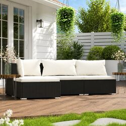 Friendly Outdoor Lounge Set: 4 Pieces for Your Enjoyment