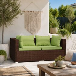 Your New 2-Seater Outdoor Sofa with Cushions Awaits