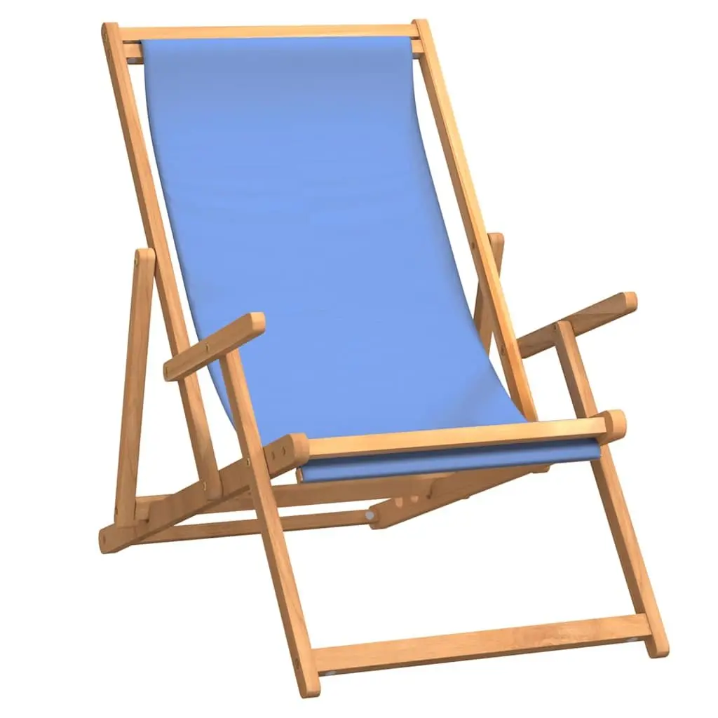 Folding Beach Chair in Blue