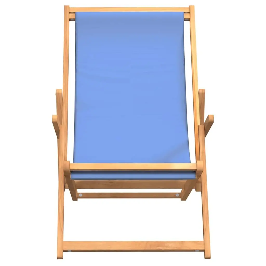 Folding Beach Chair in Blue