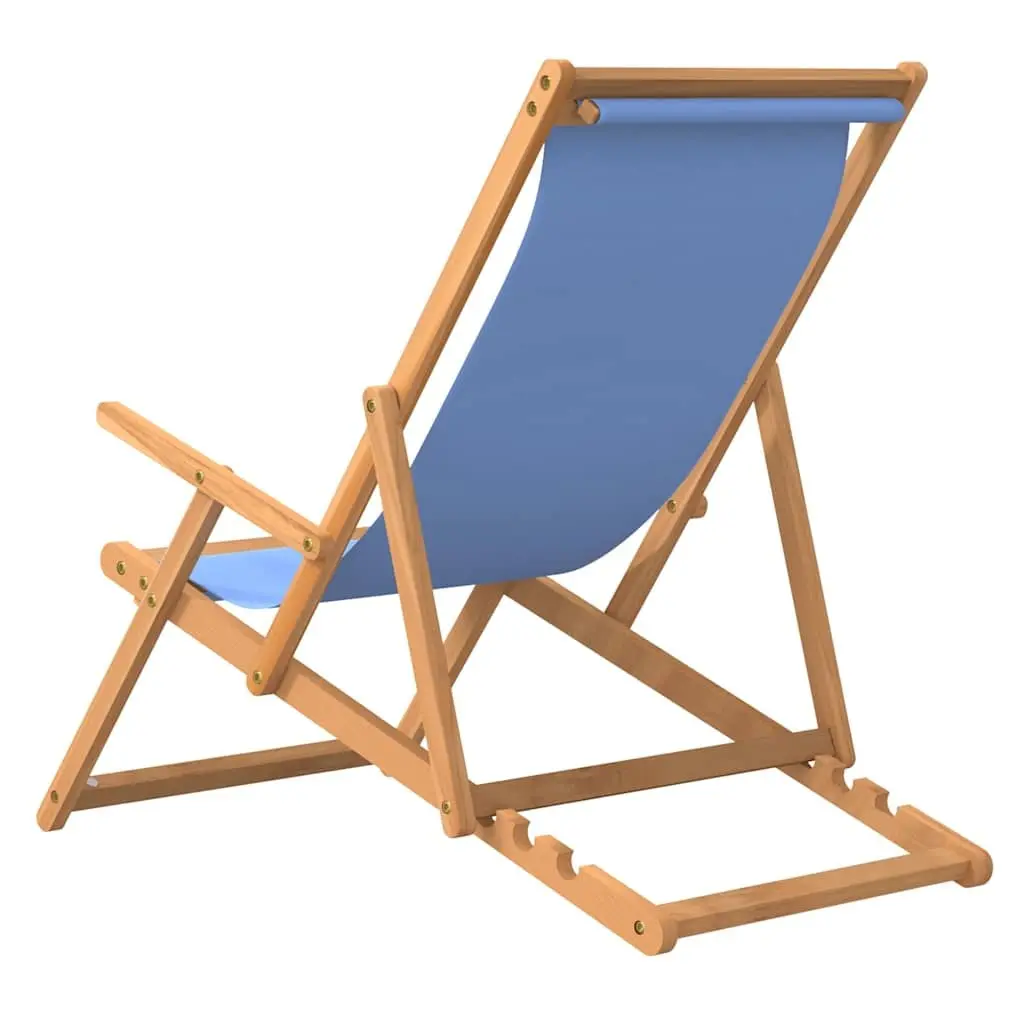 Folding Beach Chair in Blue