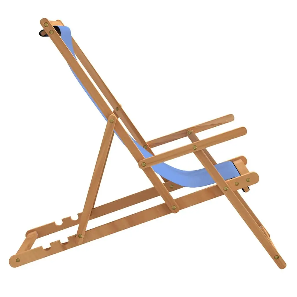 Folding Beach Chair in Blue