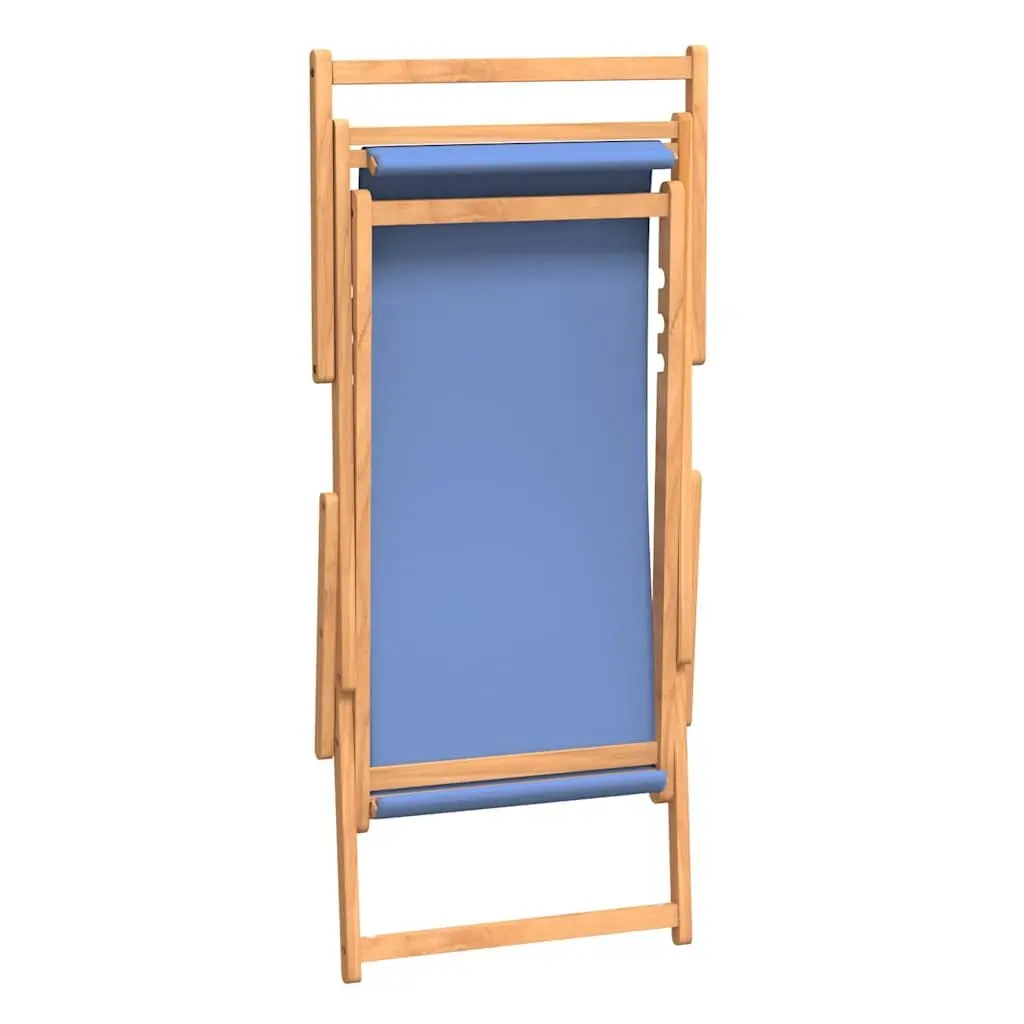 Folding Beach Chair in Blue