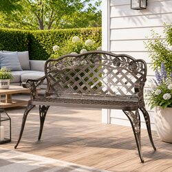 Enjoy Outdoor Seating with the 108cm Garden Bench