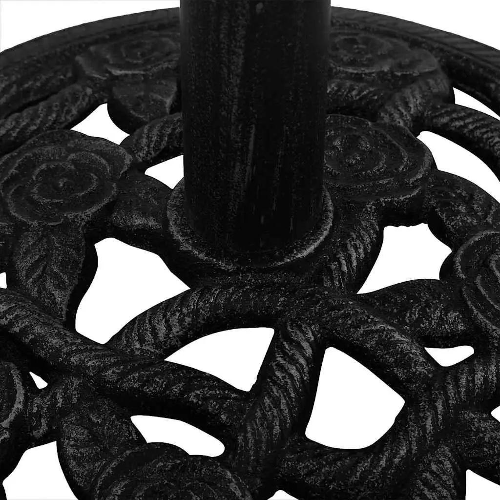 Umbrella Base Cast Iron Black 40x40x32 cm Heavy Duty Garden Outdoor Stand