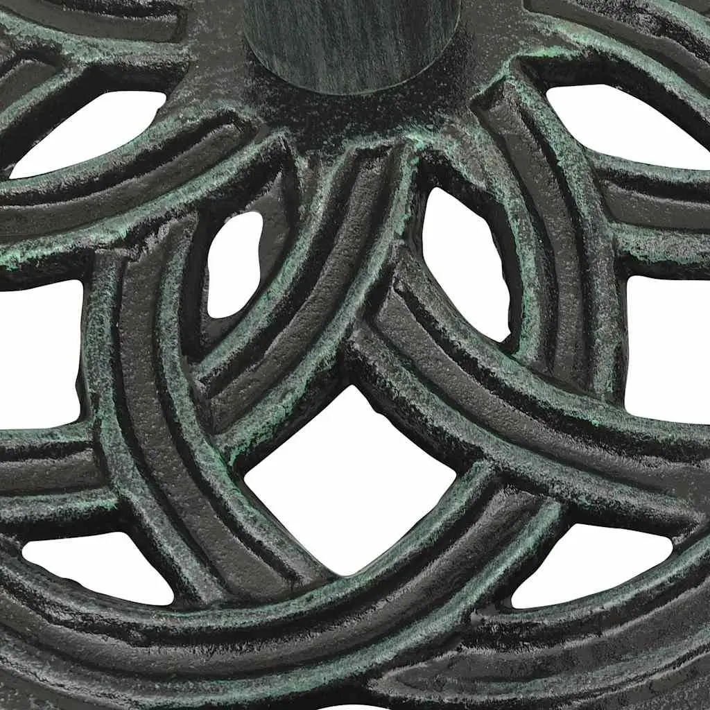Umbrella Base Cast Iron Green Outdoor Garden Patio Stand Parasol Holder Stable