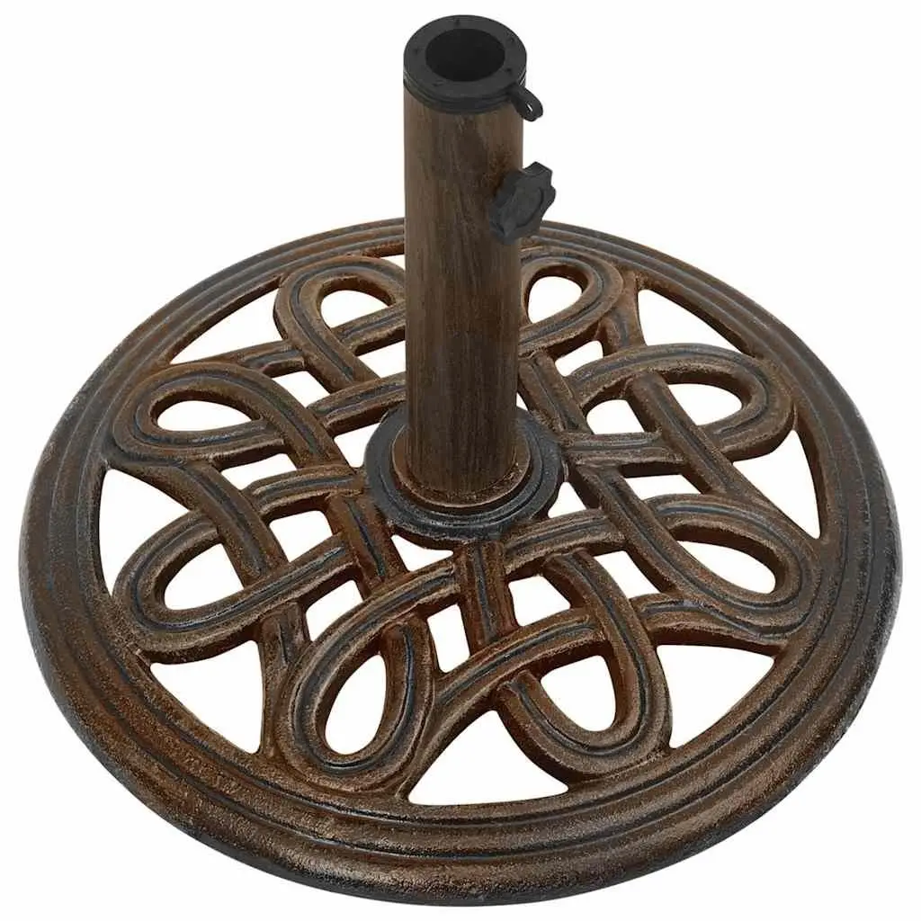 Cast Iron Umbrella Base Outdoor Garden Parasol Stand 40cm