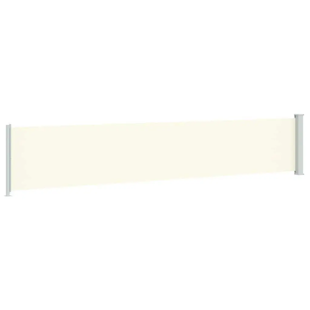Retractable Side Awning Automatic Roll-Back 117x600 cm Outdoor Privacy Screen Shade