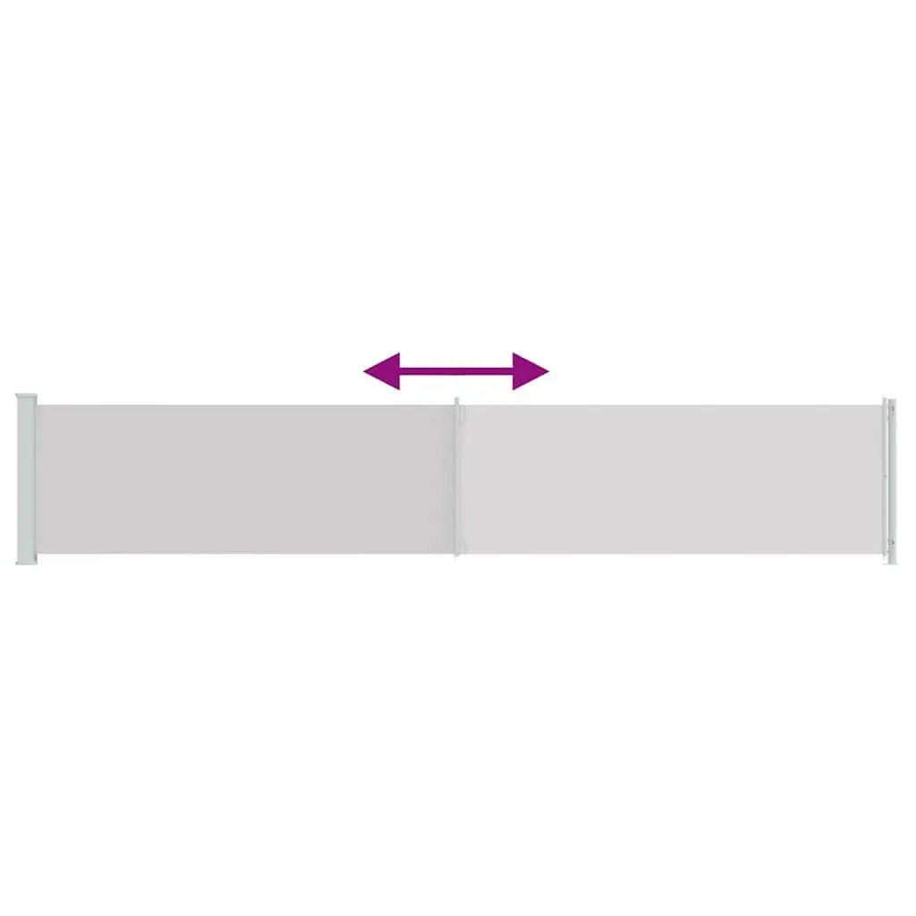 117x600cm Retractable Side Awning