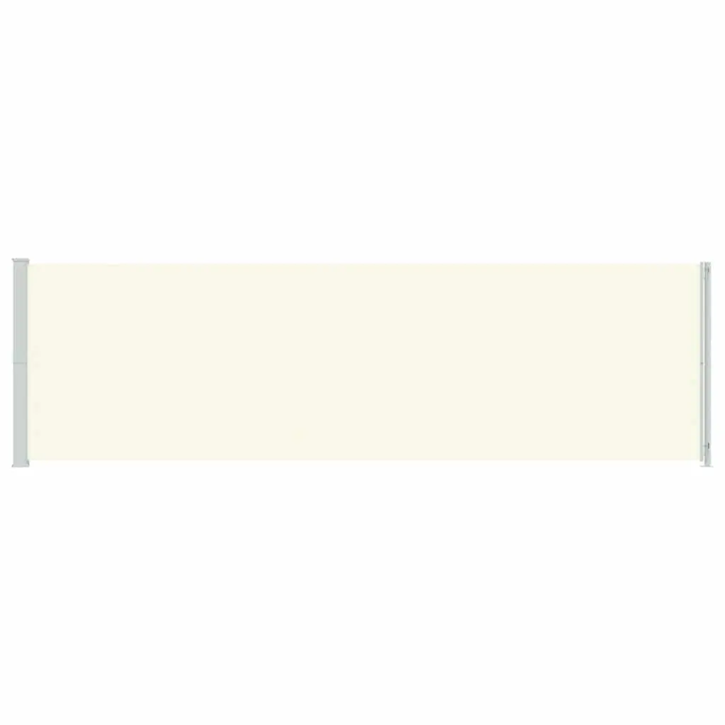 Retractable Side Awning Cream 180x600cm Outdoor Garden Shade Screen