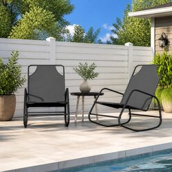 Friendly Rocking Sun Lounger Chair for Outdoor Spaces