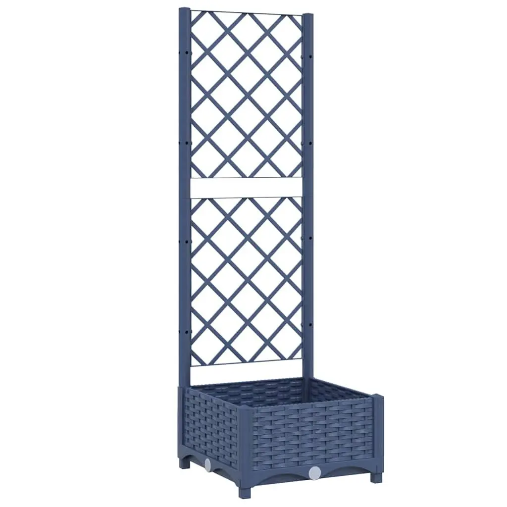 Garden Planter with Trellis