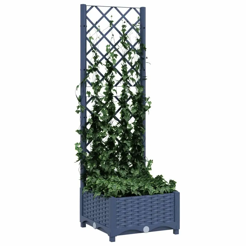 Garden Planter with Trellis