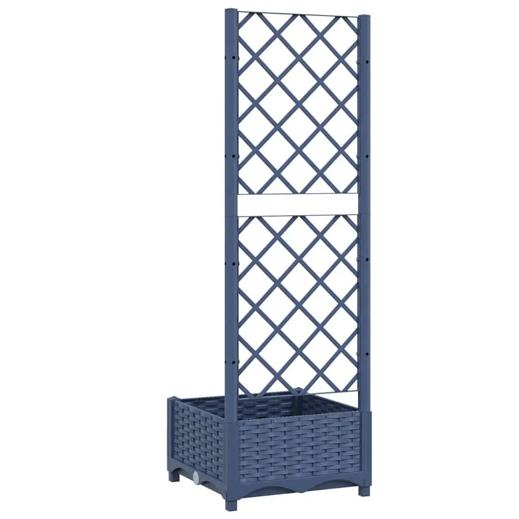 Garden Planter with Trellis