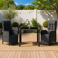 Friendly 3 Piece Outdoor Dining Set for Memorable Moments