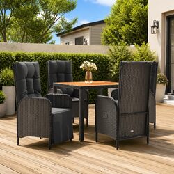 Your Outdoor Dining Companion: 5-Piece Set with Cushions