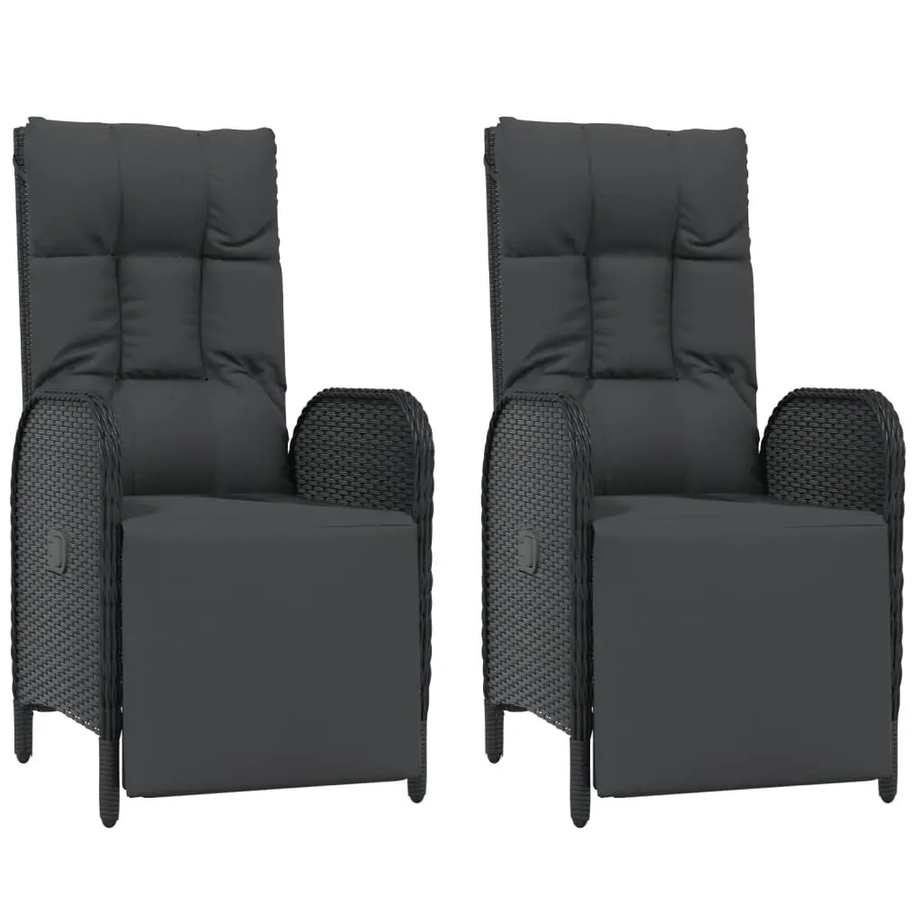 5 Piece Garden Dining Set in Black