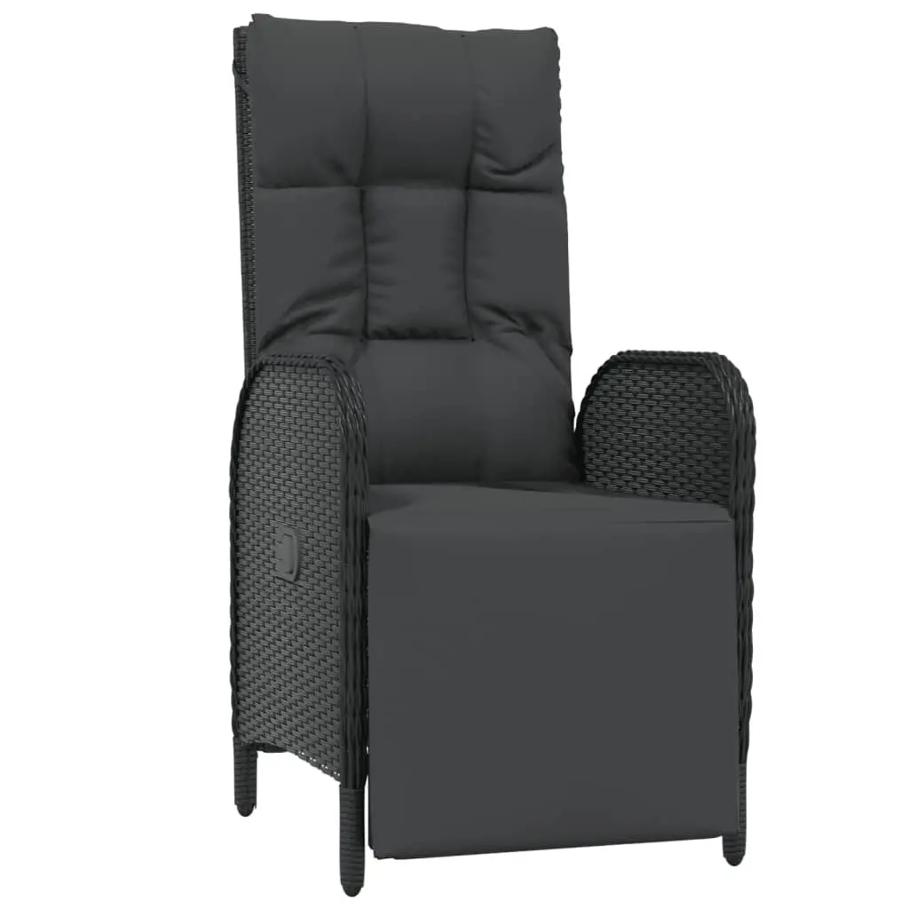 5 Piece Garden Dining Set in Black
