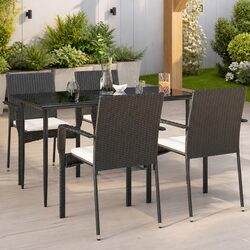 Make Outdoor Dining Comfortable with This 5 Piece Set