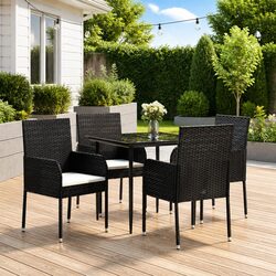 Friendly 5 Piece Garden Dining Set for You