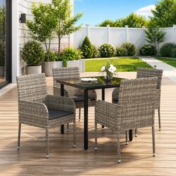 5 Piece Garden Dining Set for Your Outdoor Oasis