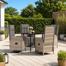 Your New 5 Piece Garden Dining Set Awaits You