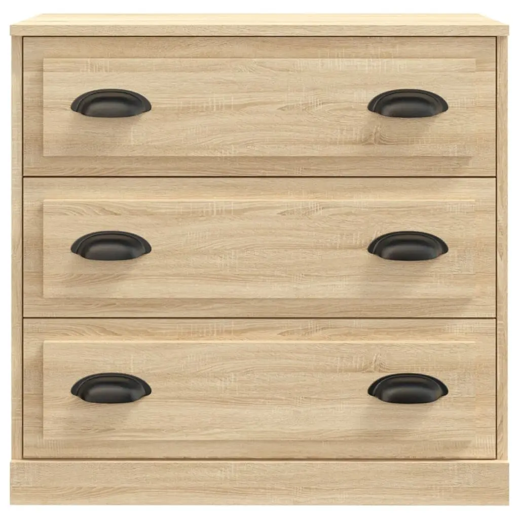 Sideboards Brown Engineered Wood 2 Piece Storage Cabinet Buffet Furniture