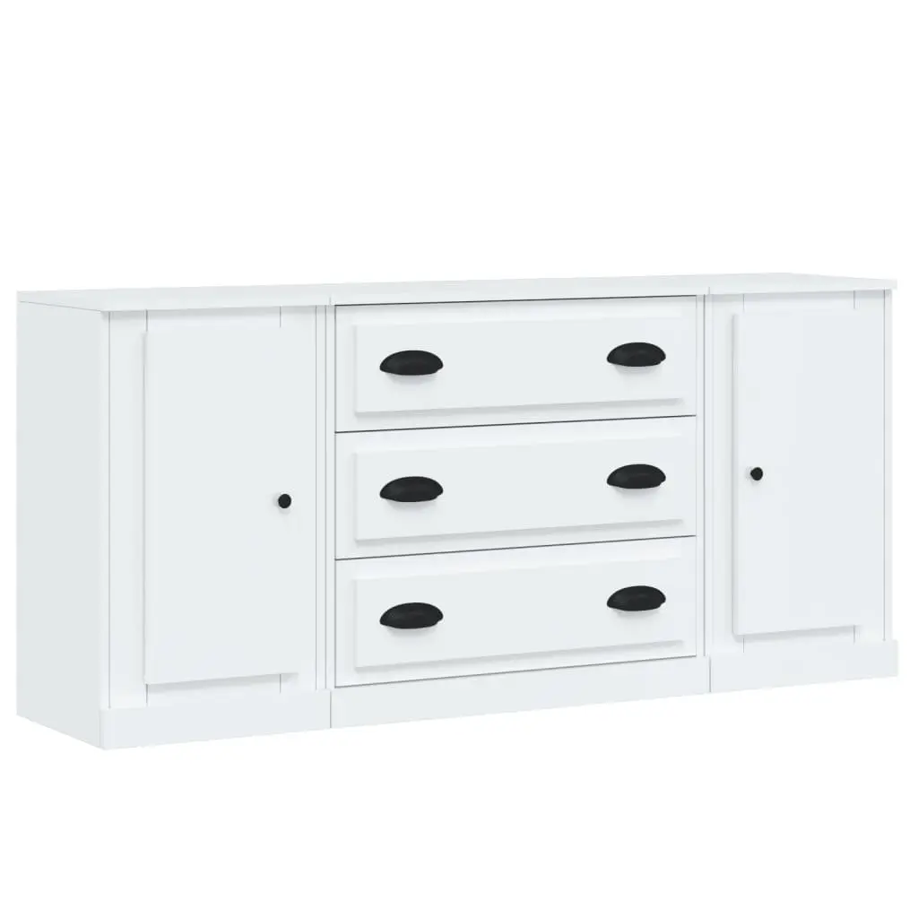 White High Gloss Sideboard Set