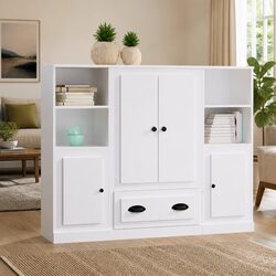 Friendly White Highboards Set of 3 for Your Home